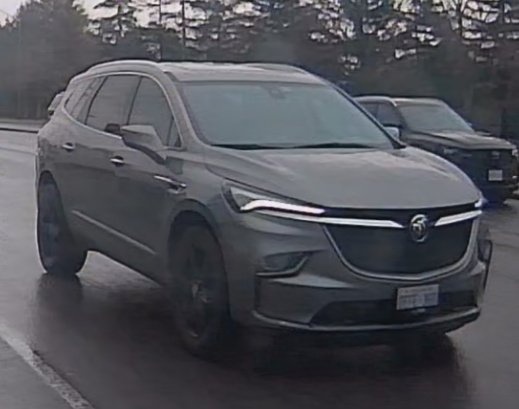 Processed image with license plate annotations