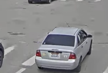 Processed image with license plate annotations